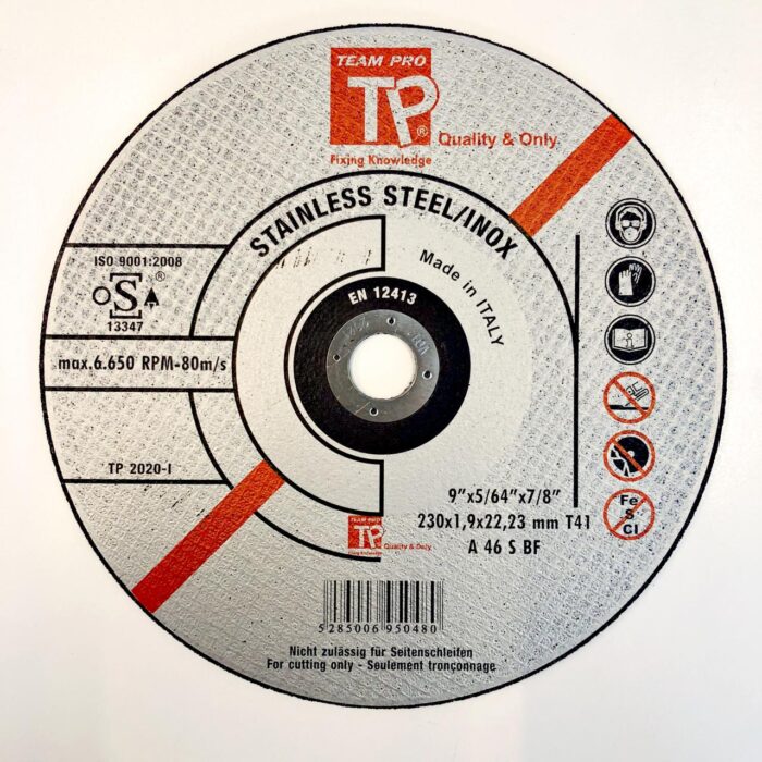 TP Cutting Stainless Steel Disc